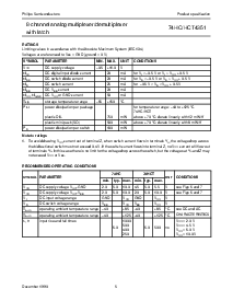 浏览型号74HC4351DB的Datasheet PDF文件第5页