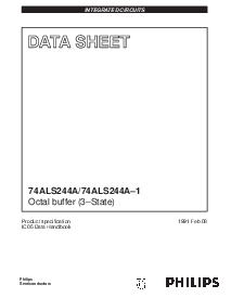 浏览型号74ALS244AD的Datasheet PDF文件第1页