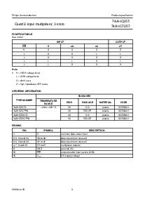 浏览型号74AHCT257PW的Datasheet PDF文件第3页