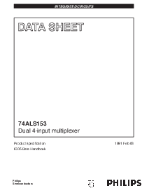 浏览型号74ALS153DB的Datasheet PDF文件第1页