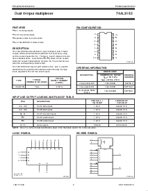 浏览型号74ALS153DB的Datasheet PDF文件第2页