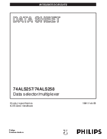 浏览型号74ALS258DB的Datasheet PDF文件第1页