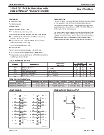 浏览型号74ALVT162241DGG的Datasheet PDF文件第2页