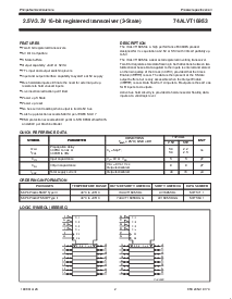 浏览型号74ALVT16953DL的Datasheet PDF文件第2页