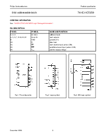 浏览型号74HC259DB的Datasheet PDF文件第3页