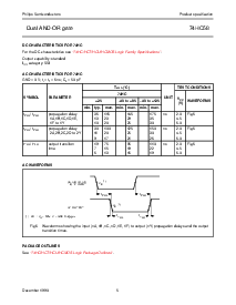 浏览型号74HC58DB的Datasheet PDF文件第5页