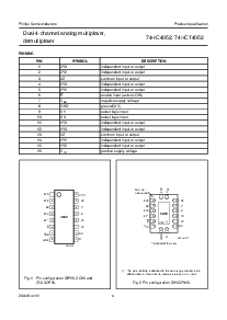 浏览型号74HCT4052DB的Datasheet PDF文件第4页