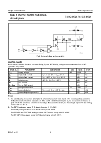 浏览型号74HCT4052DB的Datasheet PDF文件第6页