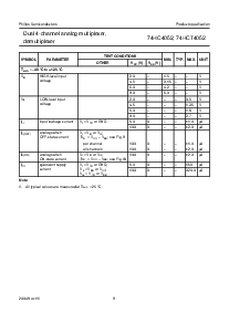 浏览型号74HC4052DB的Datasheet PDF文件第9页