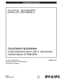 浏览型号74LVCH244AD的Datasheet PDF文件第1页