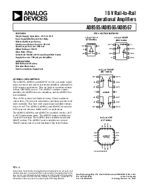 浏览型号AD8565AKS的Datasheet PDF文件第1页