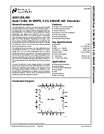 浏览型号ADC12DL065EVAL的Datasheet PDF文件第1页