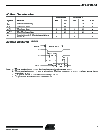 浏览型号AT49F040A-55JI的Datasheet PDF文件第7页