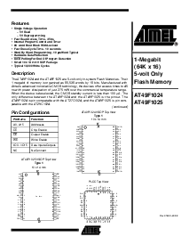 浏览型号AT49F1025-55JC的Datasheet PDF文件第1页