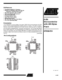 浏览型号AT89LV55-12PI的Datasheet PDF文件第1页