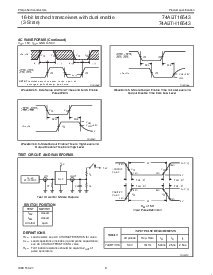 浏览型号74ABTH16543DL的Datasheet PDF文件第8页