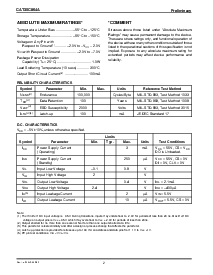浏览型号CAT35C804A的Datasheet PDF文件第2页