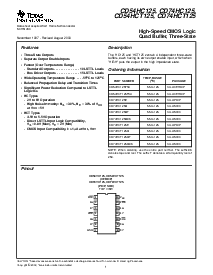 浏览型号CD74HCT125M96的Datasheet PDF文件第1页