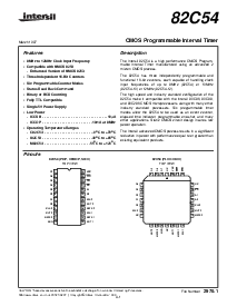 浏览型号CS82C54-10的Datasheet PDF文件第1页