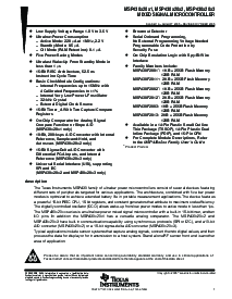 浏览型号MSP430F2013IPW的Datasheet PDF文件第1页