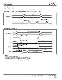 浏览型号IS61LV12816-12T的Datasheet PDF文件第6页