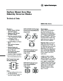 浏览型号HSMS-2855-BLK的Datasheet PDF文件第1页