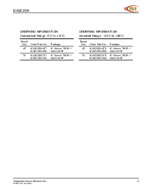 浏览型号IC62C256-70UI的Datasheet PDF文件第9页