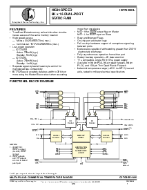 浏览型号IDT7025L15F的Datasheet PDF文件第1页