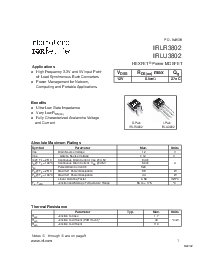 浏览型号IRLR3802的Datasheet PDF文件第1页