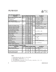 浏览型号IRLR8103V的Datasheet PDF文件第2页