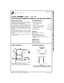 浏览型号LM4881M的Datasheet PDF文件第1页