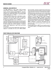 浏览型号IS42S16400B-7TL的Datasheet PDF文件第2页