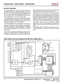 浏览型号IS42S32400A-7TI的Datasheet PDF文件第2页
