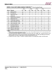 浏览型号IS61LV12816-10BI的Datasheet PDF文件第7页