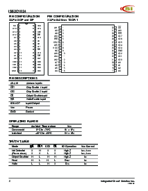 浏览型号IS62C1024-55TI的Datasheet PDF文件第2页