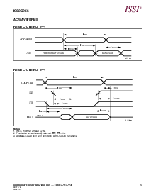 浏览型号IS62C256-45UI的Datasheet PDF文件第5页