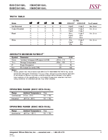 浏览型号IS65C6416AL的Datasheet PDF文件第3页