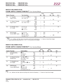 浏览型号IS65C6416AL的Datasheet PDF文件第5页