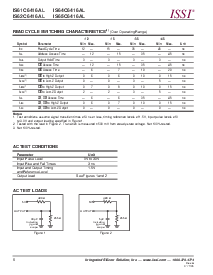 浏览型号IS65C6416AL的Datasheet PDF文件第6页