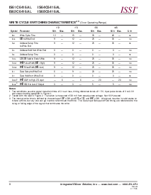 浏览型号IS65C6416AL的Datasheet PDF文件第8页