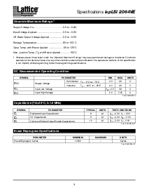 浏览型号ispLSI2064VE-135LT100I的Datasheet PDF文件第3页