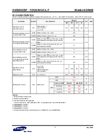 浏览型号K4S563233F的Datasheet PDF文件第5页