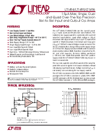 浏览型号LT1495HS8的Datasheet PDF文件第1页