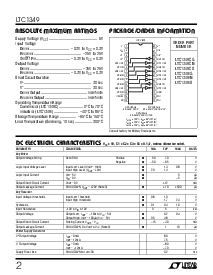 浏览型号LTC1349CG的Datasheet PDF文件第2页