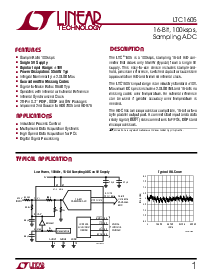 浏览型号LTC1605ISW的Datasheet PDF文件第1页
