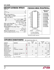 浏览型号LTC1605ISW的Datasheet PDF文件第2页