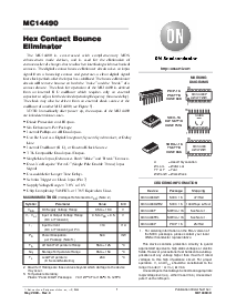 浏览型号MC14490DW的Datasheet PDF文件第1页