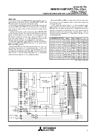 浏览型号M5M51016BTP-10LL-I的Datasheet PDF文件第2页