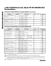 浏览型号MAX3042BCWE的Datasheet PDF文件第4页