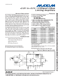 浏览型号MAX3265CUE的Datasheet PDF文件第1页